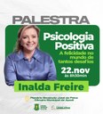 Psicologia Positiva: a felicidade no mundo de tantos desafios será tema de palestra na Câmara de Vereadores de Apodi