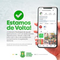 Veículos de comunicação oficiais da Câmara de Apodi retornam atividades normais