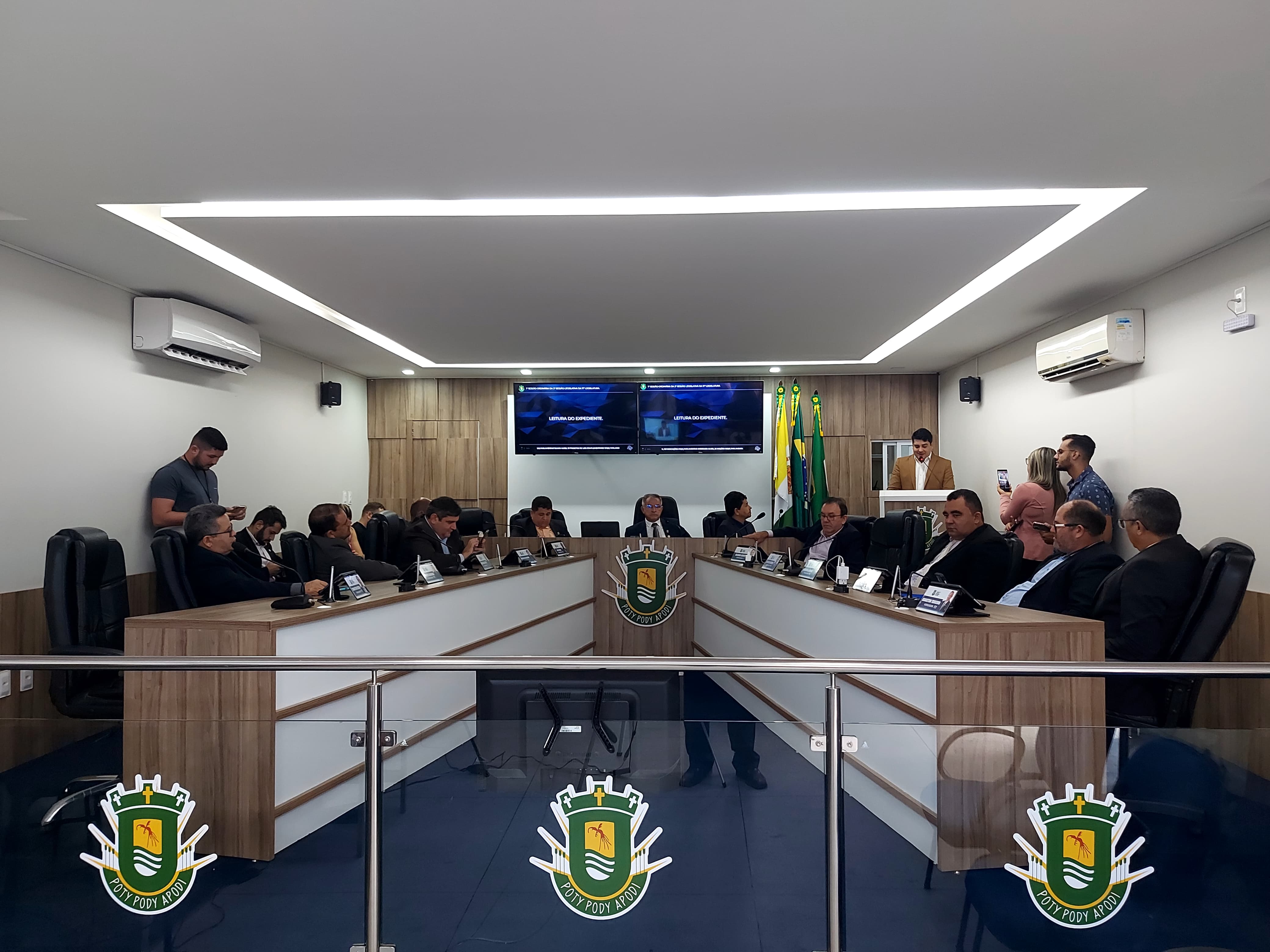 Vereadores participam da solenidade de abertura dos trabalhos na Câmara Municipal do Apodi